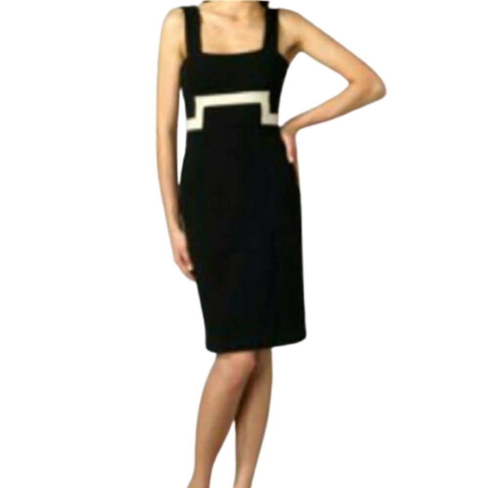 Diane Von Furstenberg Tai Sleeveless Square Neck Bodycon Dress Women's Size 10